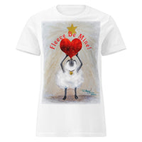 Fleece is my sheep's name. He uses a play on words for his Valentine Wish. "Fleece Be Mine." A sheep holding up a red Valentine Heart. San Angelo has a Sheep theme woven into their local history. 