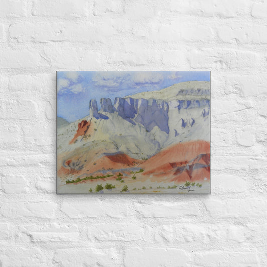 Blondcliffs in Shadow - Ghost Ranch - 16 x 20 Canvas