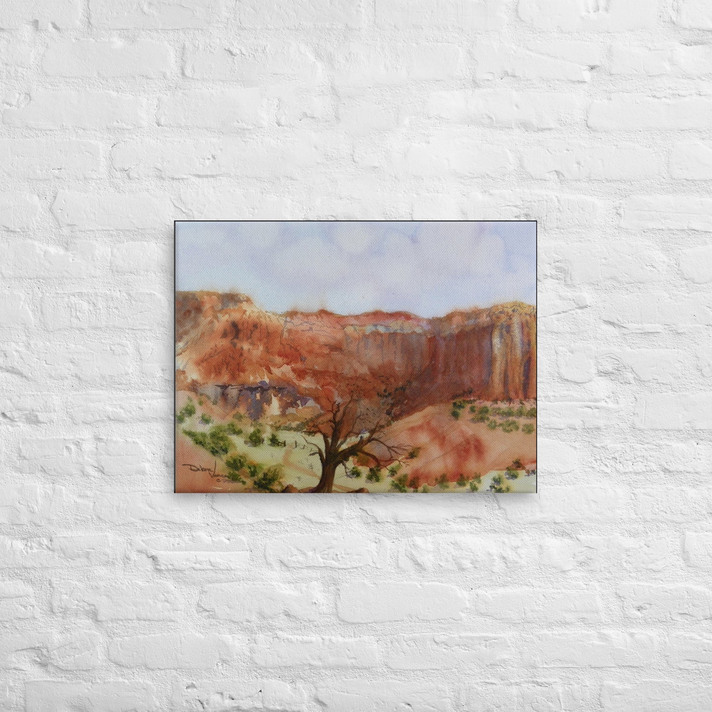Valley Glow on Ghost Ranch - 18 x 24 Canvas