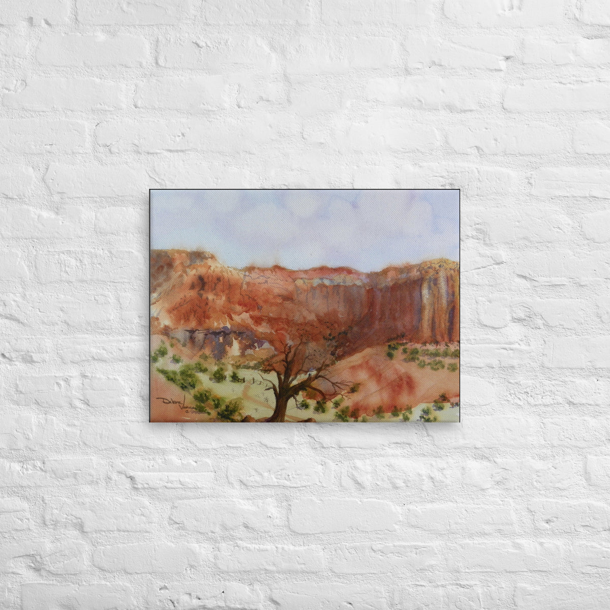 Valley Glow on Ghost Ranch - 18 x 24 Canvas Print