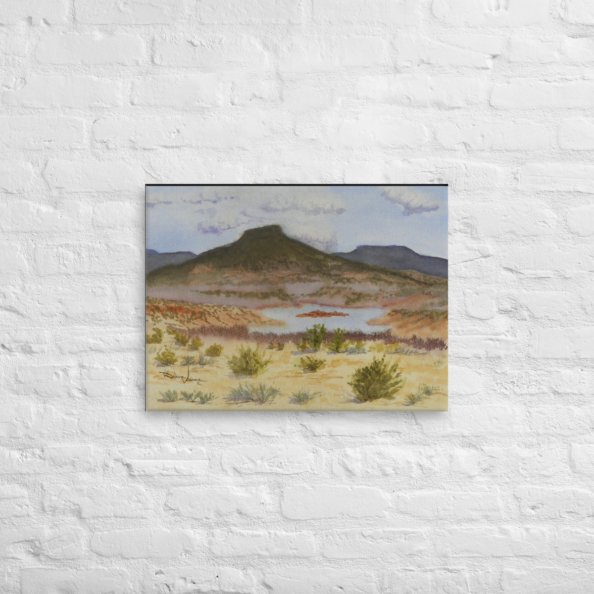 Pedernal in Abiquiu, NM - 18 x 24 Canvas Print