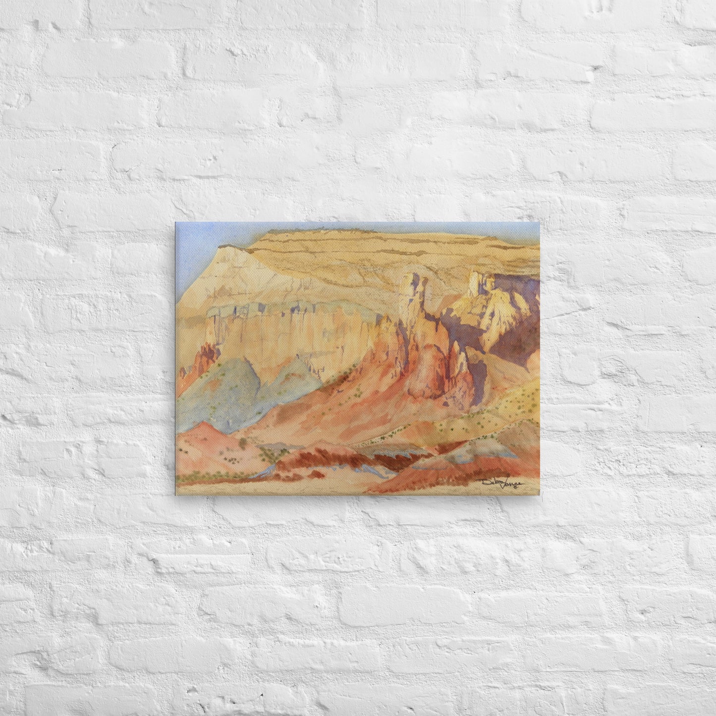 Chimney Rock at Ghost Ranch - 18 x 24 Canvas